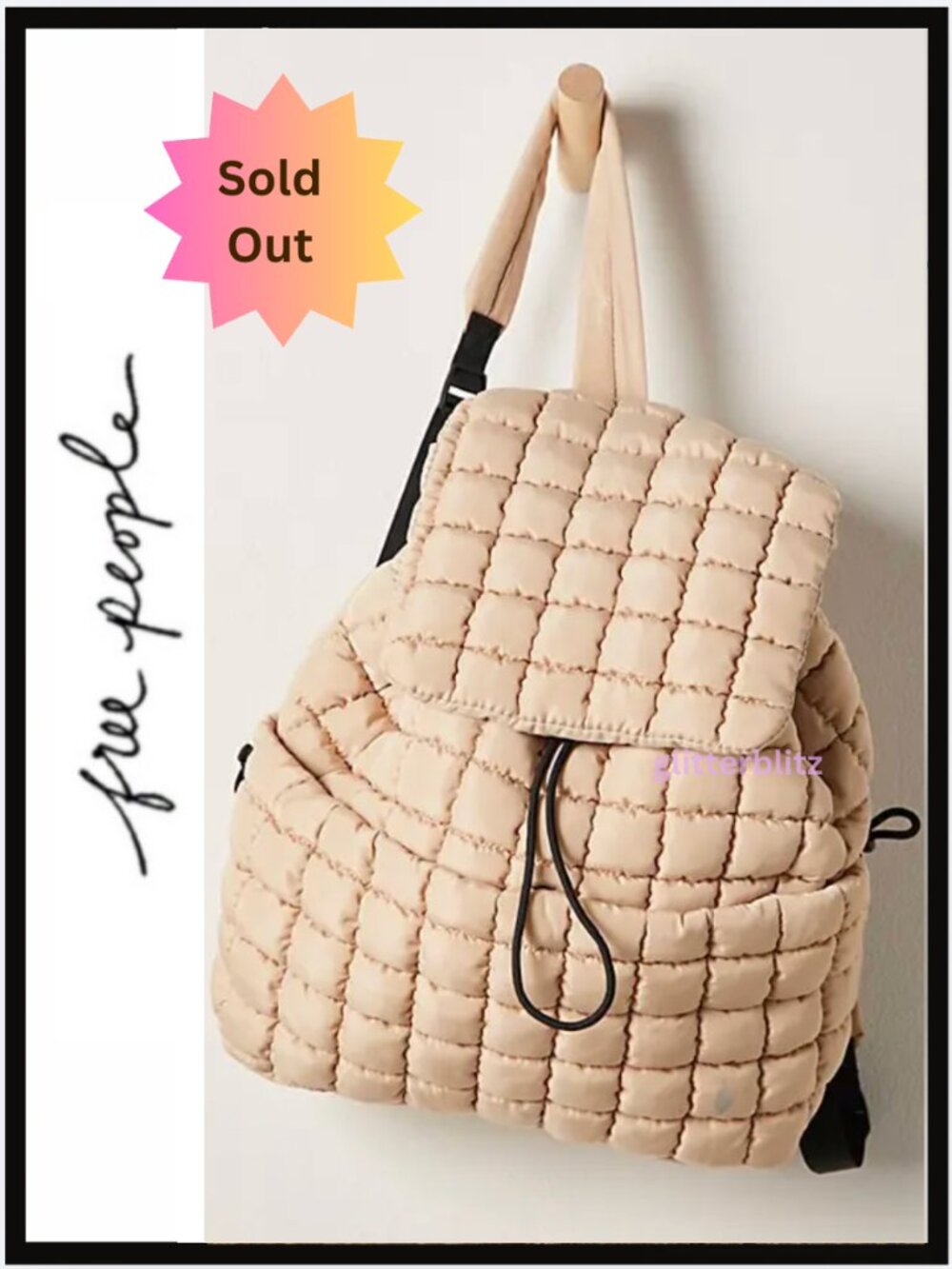 Free People Quilted Hiker Backpack